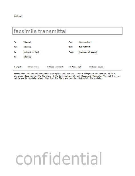 Free Generic Fax Cover Sheet Template Saletide printable-fax-cover-letters