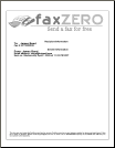 Fax Zero Sample